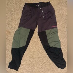Adidas Joggers - Black, Green, and Purple